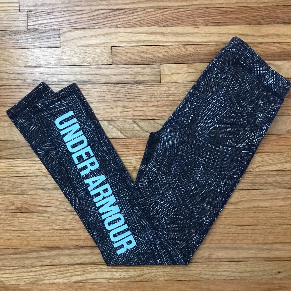 Under Armour - Navy Graphic Print Leggings